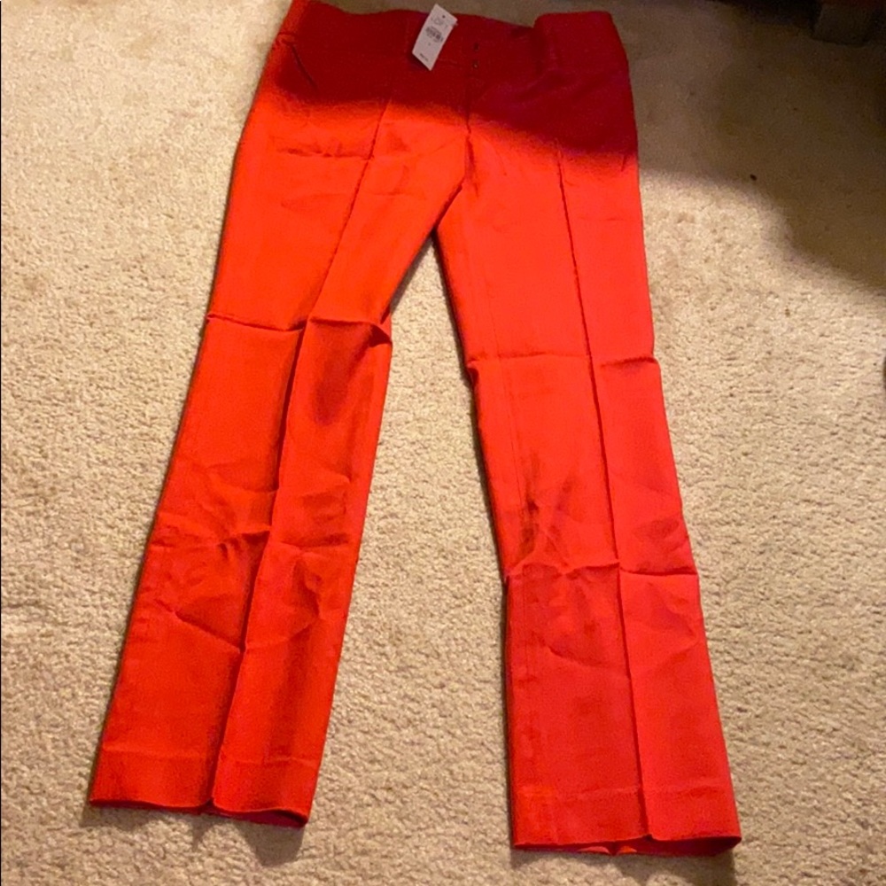 Ann Taylor LOFT red Marisa pants new NWT size 4